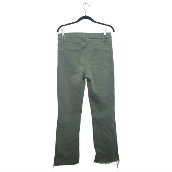 MOTHER Olive Cropped Jeans - Picture 2 of 5